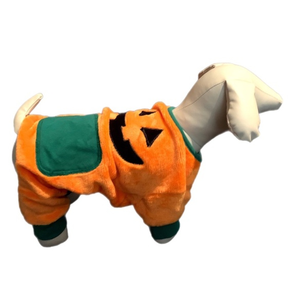PET JACK O’ LANTERN COSTUME - Picture 2 of 10